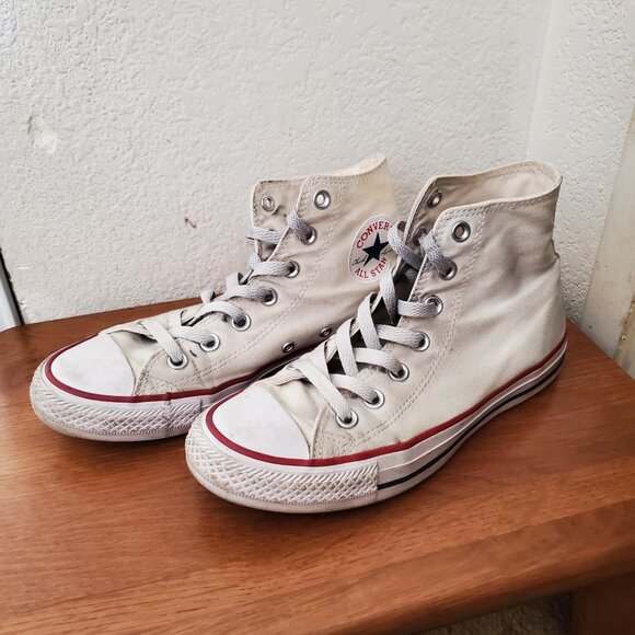 Converse Chuck Taylor All-Star high top white shoes - Picture 8 of 10